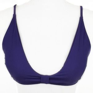 NEW Zaful Indigo Dark Midnight Blue Purple Padded Adjustable Strap Bikini Top 4